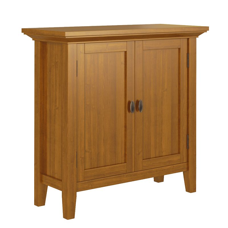 Simpli Home Redmond Storage Cabinet, Brown