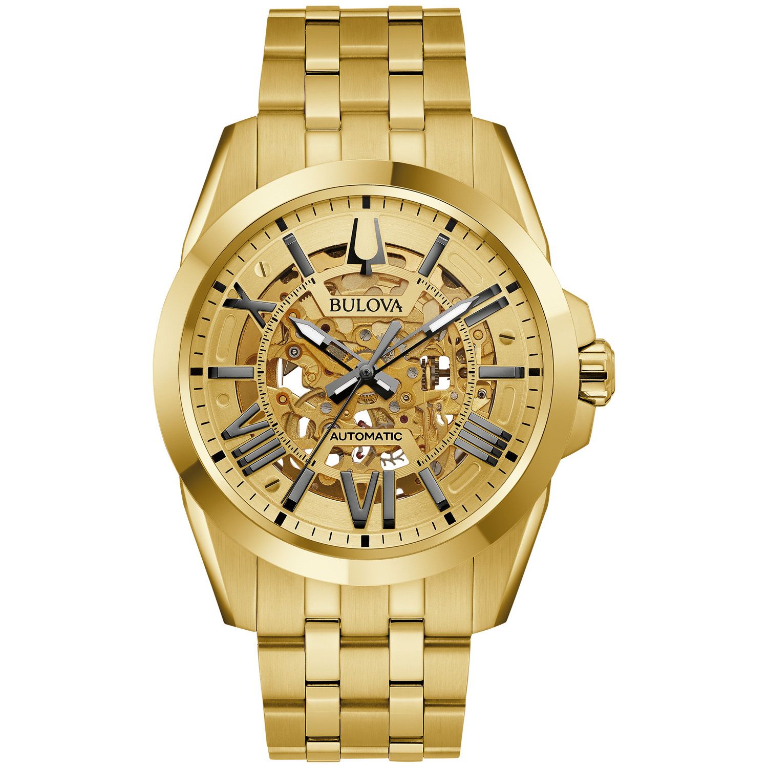 mens skeleton watch