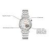 Women's Bulova Regatta Diamond Automatic Watch - 96P222