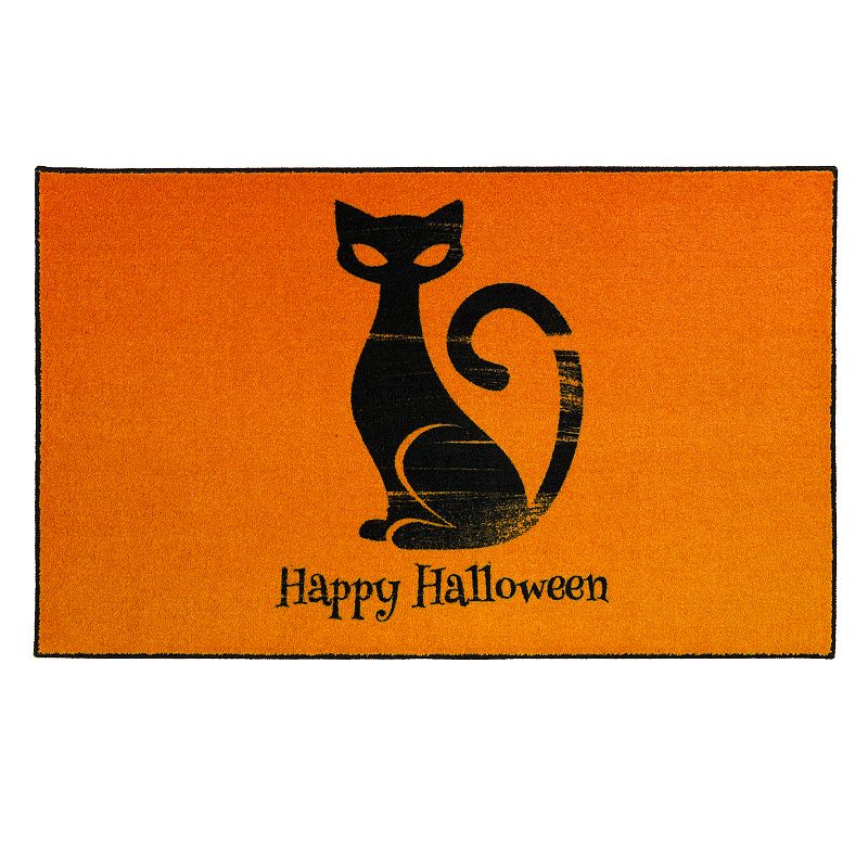 Mohawk Home Happy Cat Rug, Orange, 24X40