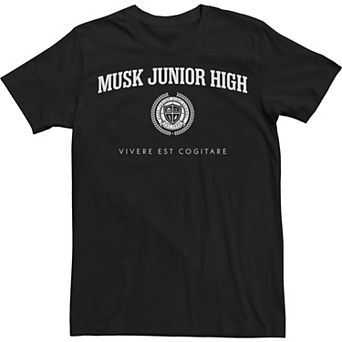 Men's Star Trek Discovery Musk Junior High Badge White Logo Tee