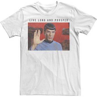 Men's Star Trek: The Original Series Spock Live Long And Prosper Tee