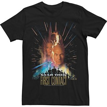 Men's Star Trek First Contact Poster Tee