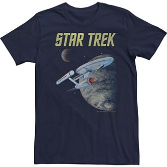Men's Star Trek The Original Series Enterprise Poster Tee