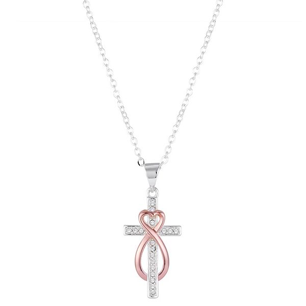 Kohls diamond cross on sale necklace