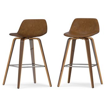 Simpli Home Randolph Counter Stool 2 pc Set