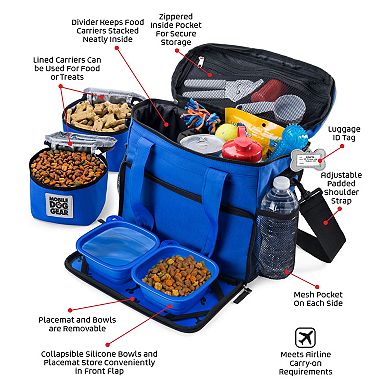 Mobile Dog Gear Week Away Bag for Small Dogs