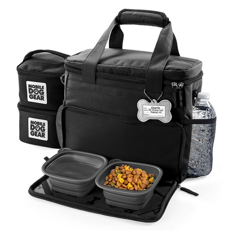Mobile Dog Gear Week Away Bag for Small Dogs, Black