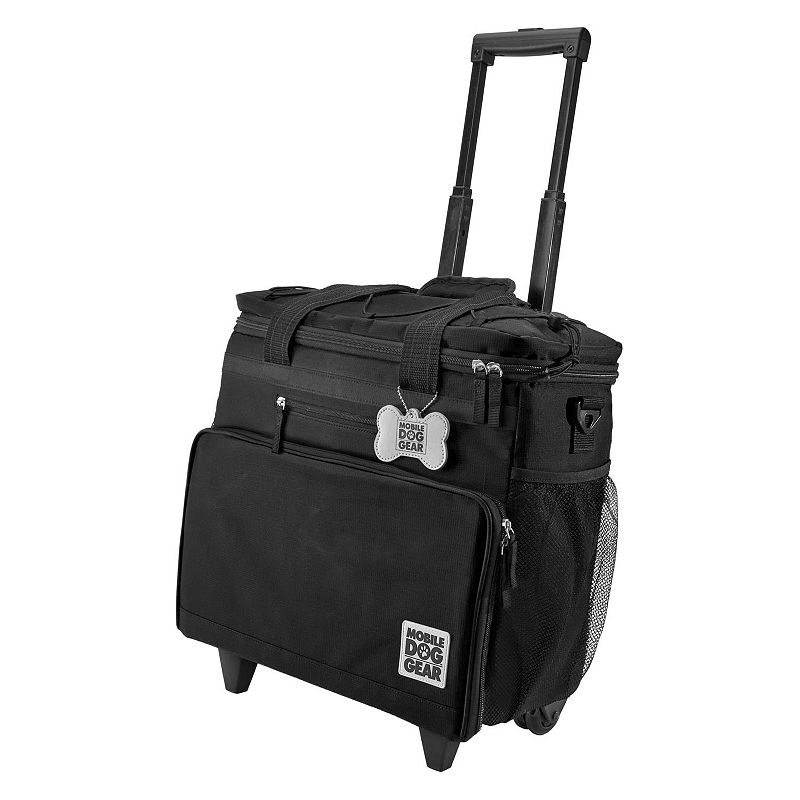 Mobile Dog Gear Rolling Week Away Bag, Black