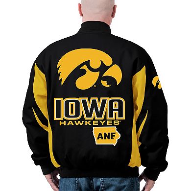 Men's Iowa Hawkeyes Top Dog Twill Jacket