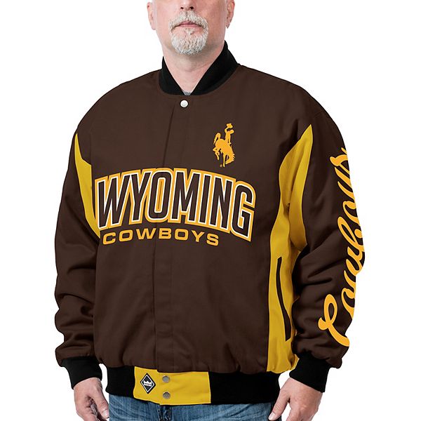 Men's Champion Brown Wyoming Cowboys Jersey Long Sleeve T-Shirt