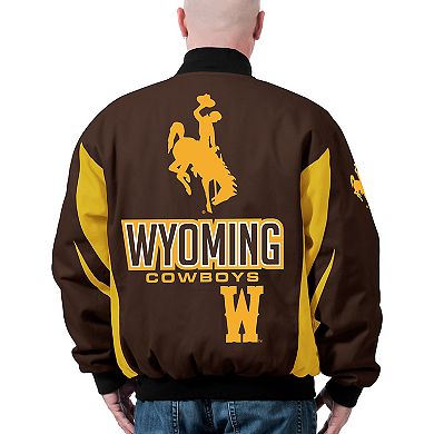 Men's Wyoming Cowboys Top Dog Twill Jacket