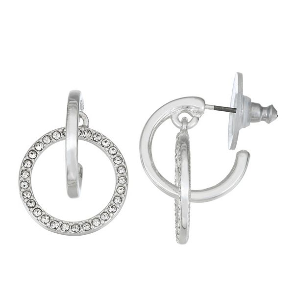 Nine west store silver hoop earrings