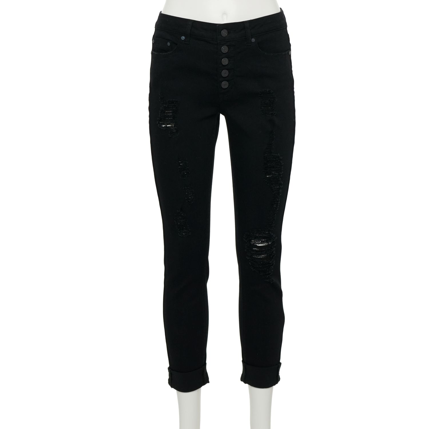 black skinny jeans size 16