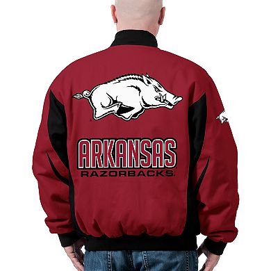 Men's Arkansas Razorbacks Top Dog Twill Jacket