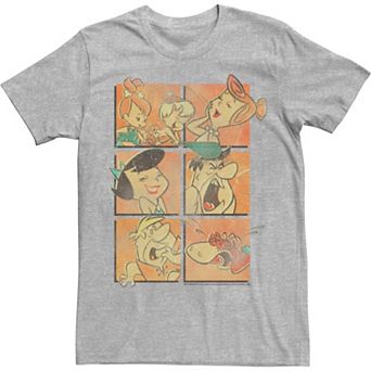 Men's The Flintstones Group Shot Panels Tee
