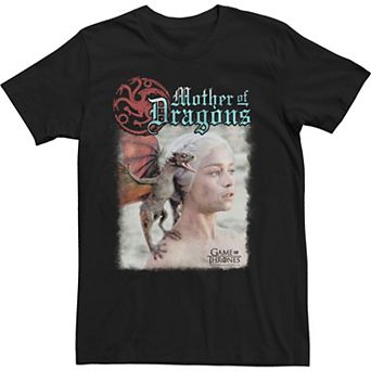 Men's Game Of Thrones Mother Of Dragons Photo Real Tee