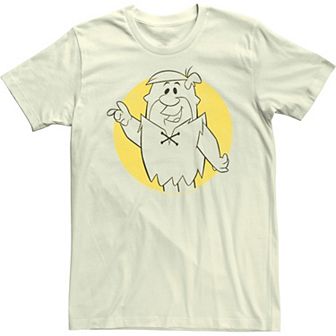 Men's The Flintstones Barney Circle Portrait Tee