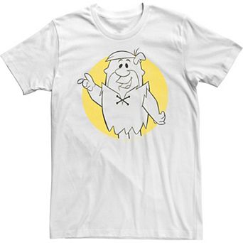 Men's The Flintstones Barney Circle Portrait Tee