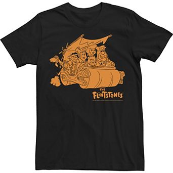 Men's Fintstone Kanji Stones Poster Tee