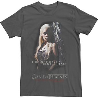 Men's Game Of Thrones Daenerys I Do Not Have A Gentle Heart Tee
