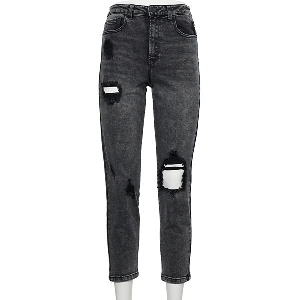 Black ripped 2024 jeans kohls