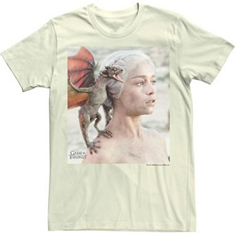 Men's Game Of Thrones Daenerys Mother Of Dragons Portrait Tee