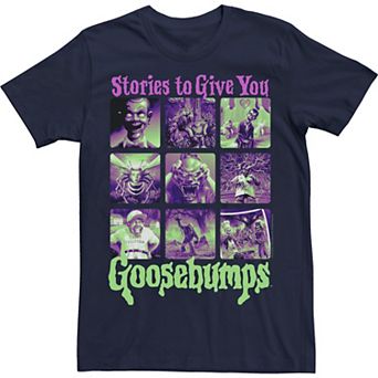 Men's Goosebumps Stories To Give You Goosebumps Panel Poster Tee