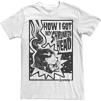 Men's Goosebumps How I Got My Shrunken Head Cover Poster Tee