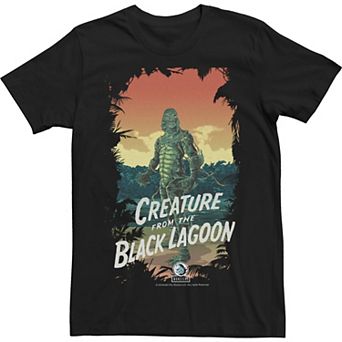Men's Universal Monsters Creature From The Black Lagoon Dark Frame Tee