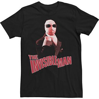 Men's Universal Monsters The Invisible Man Red Hue Tee