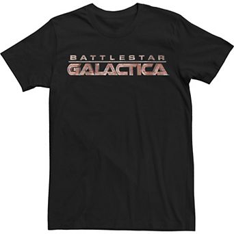 Men's Battlestar Galactica Red Title Logo Tee