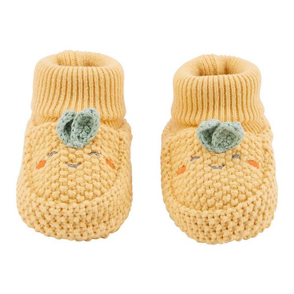Baby Carter's Turnip Crochet Bootie Socks