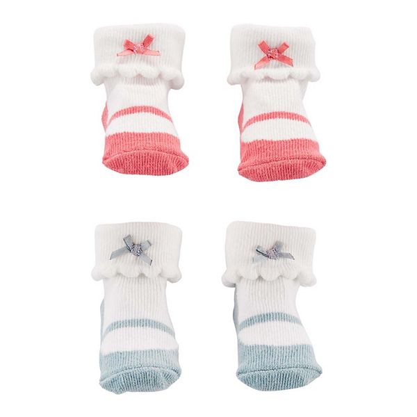 Baby Girl Carter's 2-Pack Keepsake Bootie Socks