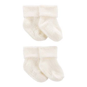 Baby Carter's 4-Pack Foldover Bootie Socks