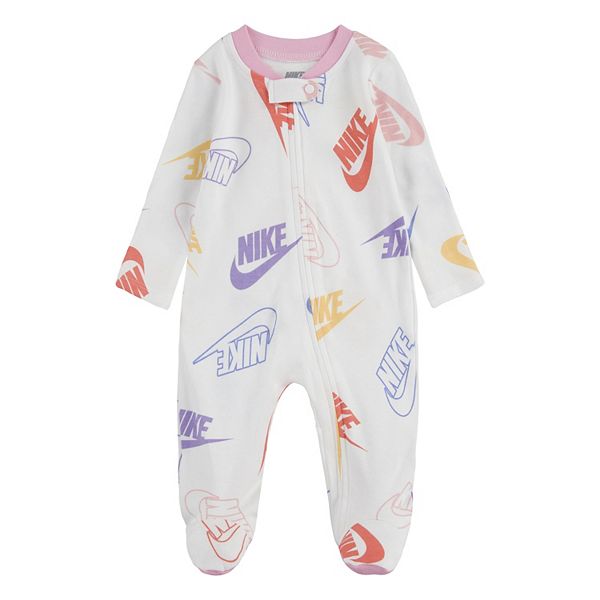 Baby Girl Nike Logo Zip Sleep & Play