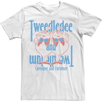 Disney's Alice In Wonderland Tweedledee & Tweedledum Poster Men's Tee