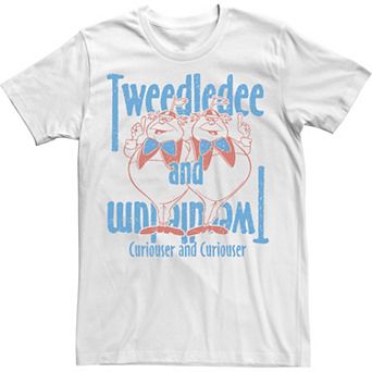 Disney's Alice In Wonderland Tweedledee & Tweedledum Poster Men's Tee