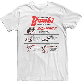 Disney's Bambi A Great Love Story Men's Tee