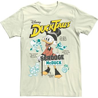 Men's Duck Tales Richest Duck Poster Tee