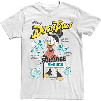 Men's Duck Tales Richest Duck Poster Tee