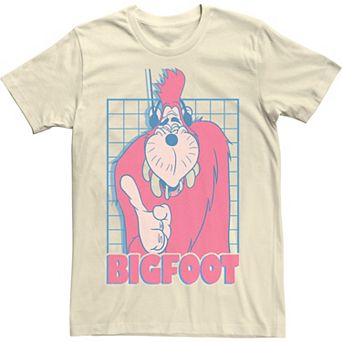 Disney's A Goofy Movie Men's Bigfoot Grid Tee