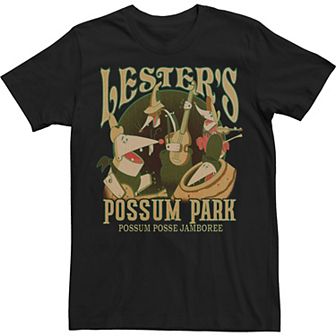 Disney's A Goofy Movie Men's Lester's Possum Park Tee