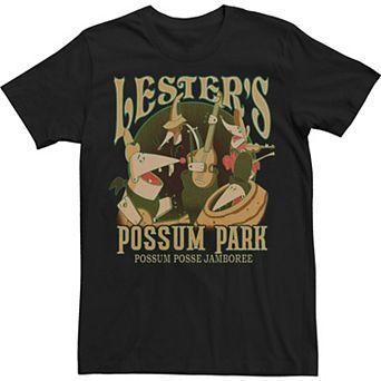 Disney's A Goofy Movie Men's Lester's Possum Park Tee