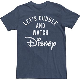 Disney's Men's Let's Cuddle Disney Logo Tee