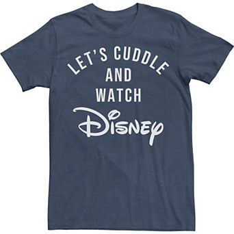 Disney's Men's Let's Cuddle Disney Logo Tee