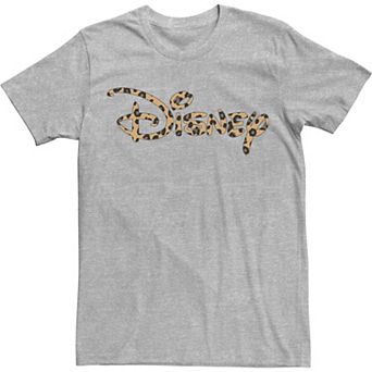 Disney's Logo Leopard Fill Men's Tee
