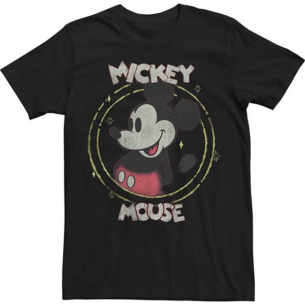 Disney's Mickey And Friends Men's Spotty Mickey Mouse Portrait Tee