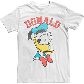 Disney's Mickey & Friends Donald Duck Happy Big Face Men's Tee