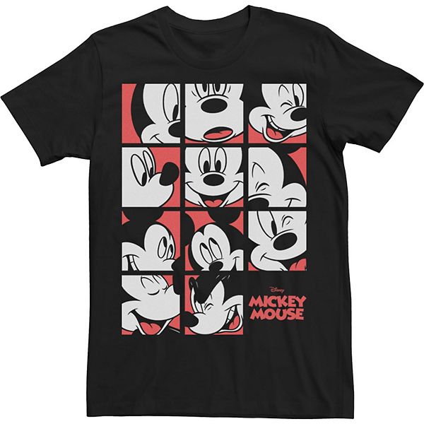 Men's Disney Mickey And Friends Mickey Mouse Expressions Boxes Tee